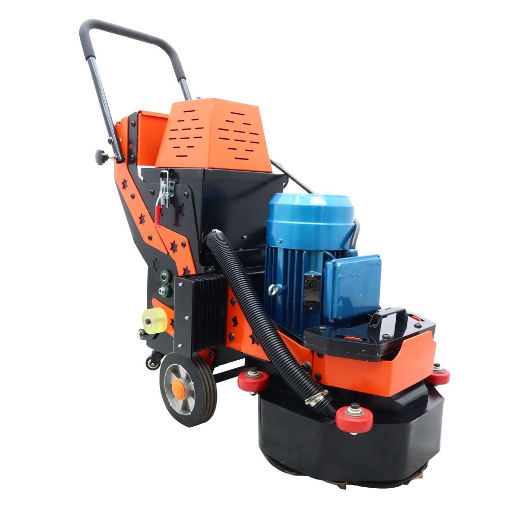 220V 5.4HP Concrete Floor Grinding Polishing Machine 16.14″Grind Wide 6pcs Head