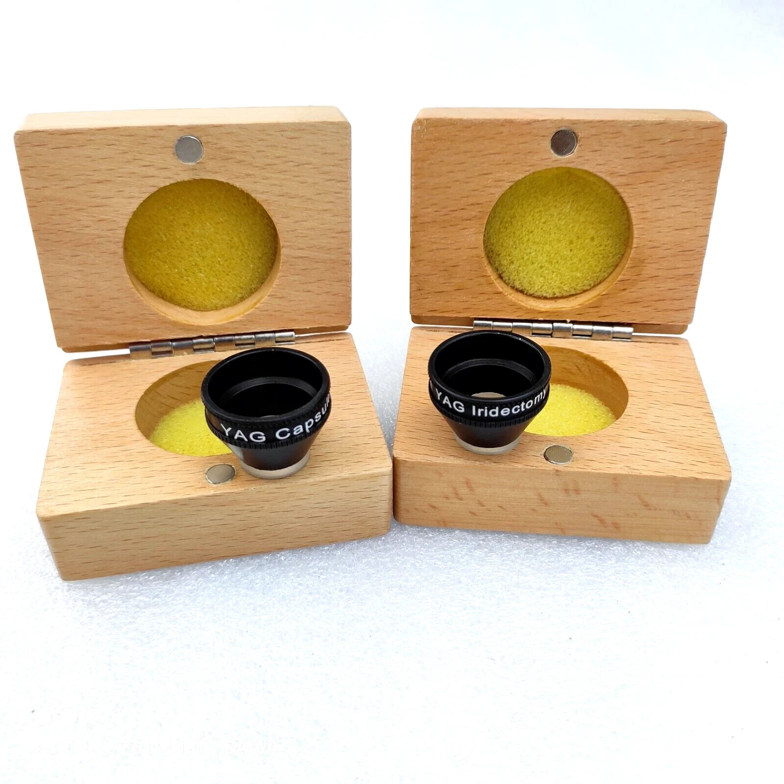 Eye Surgeon YAG Capsulotomy & YAG Iridectomy Laser Combo Lens Set For Optometry