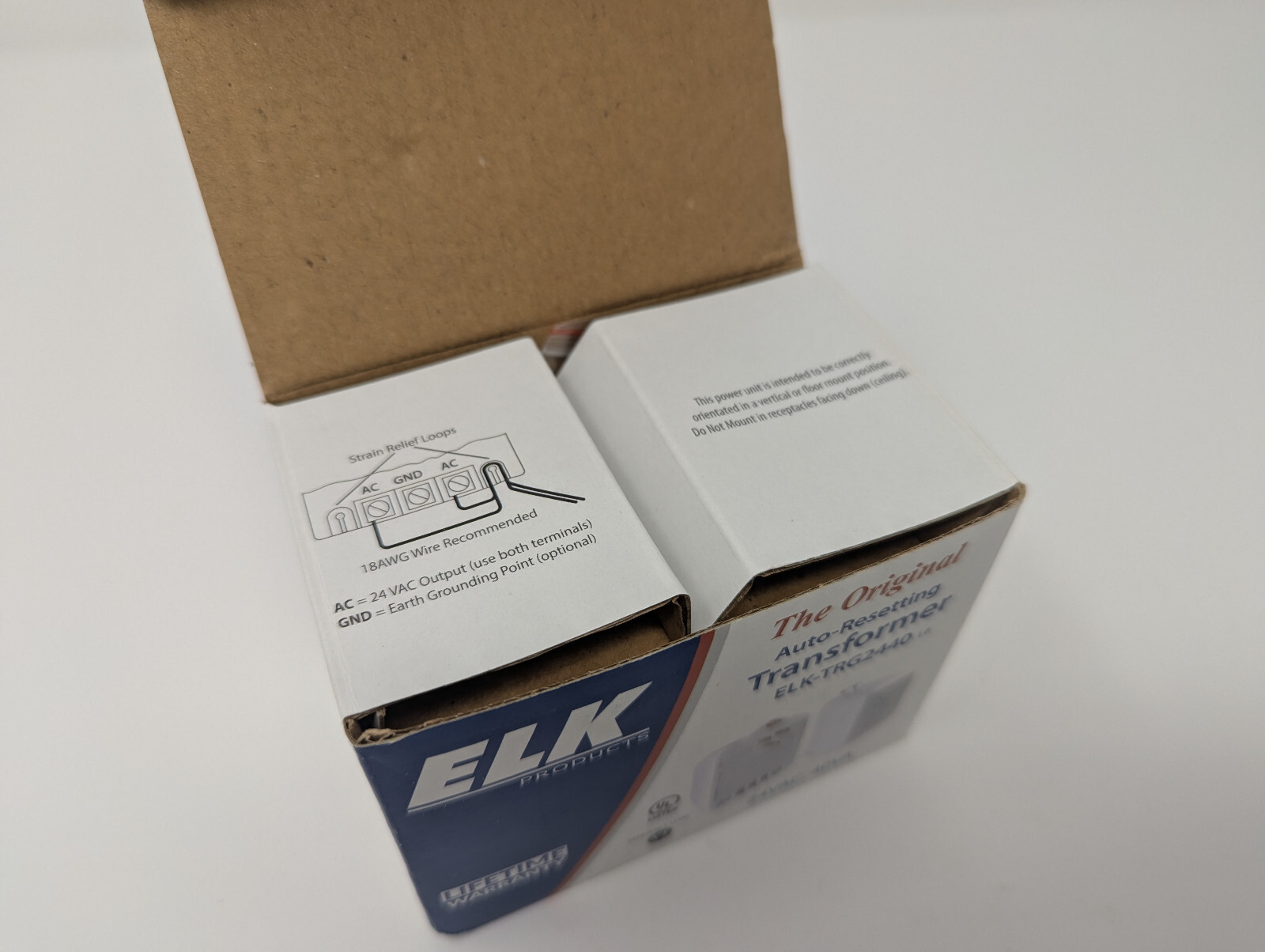 ELK-TRG2440 L6 Auto-Resetting Transformer 24VAC 40VA (NEW IN BOX)
