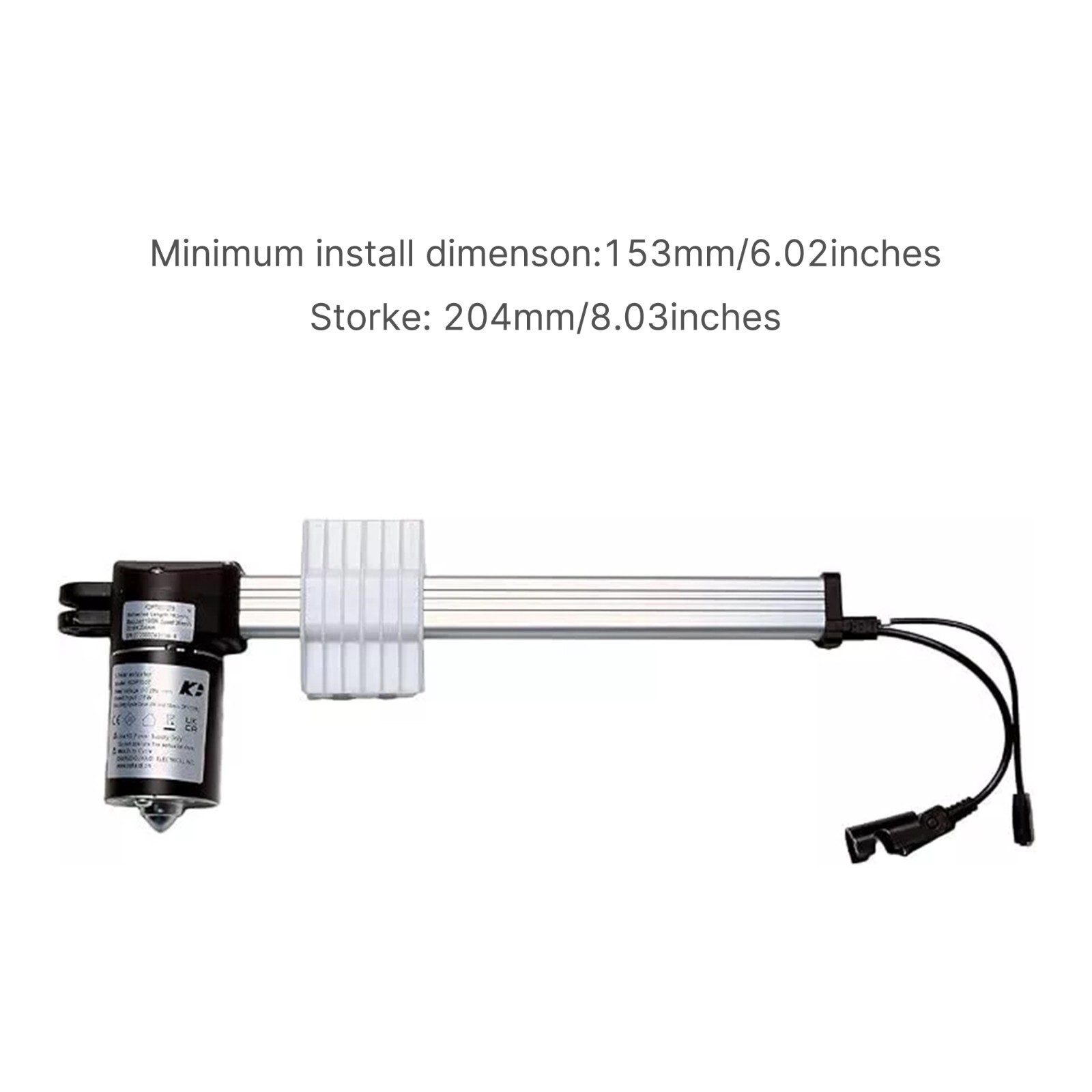 Kaidi KDPT007-279 Linear Actuator Motor for Power Recliner Couch Lift Chairs
