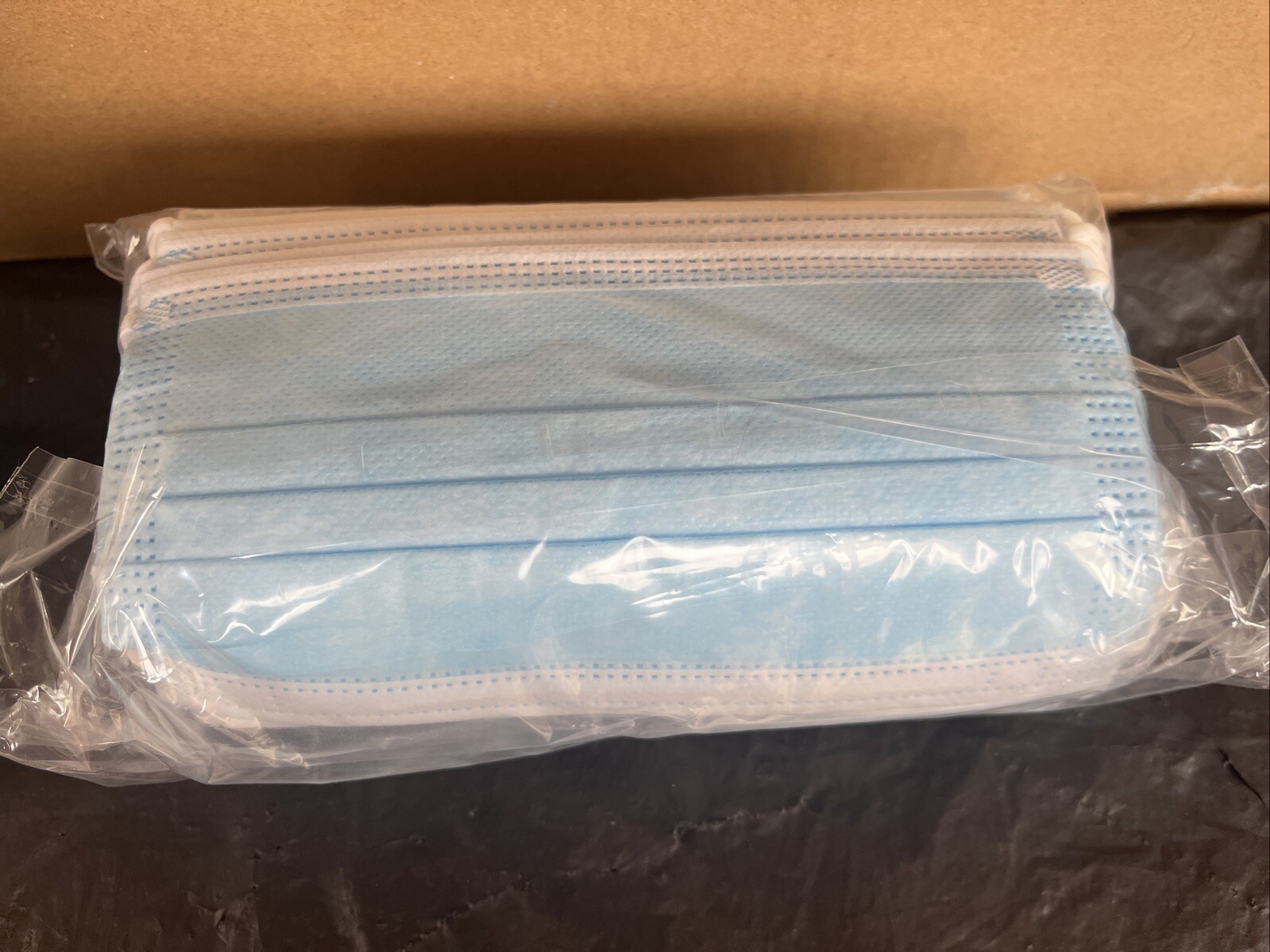 Bulk Lot 3-ply Ear Loop Disposable Face Masks, Case of 40 Packs, 2000 Pcs, NEW!