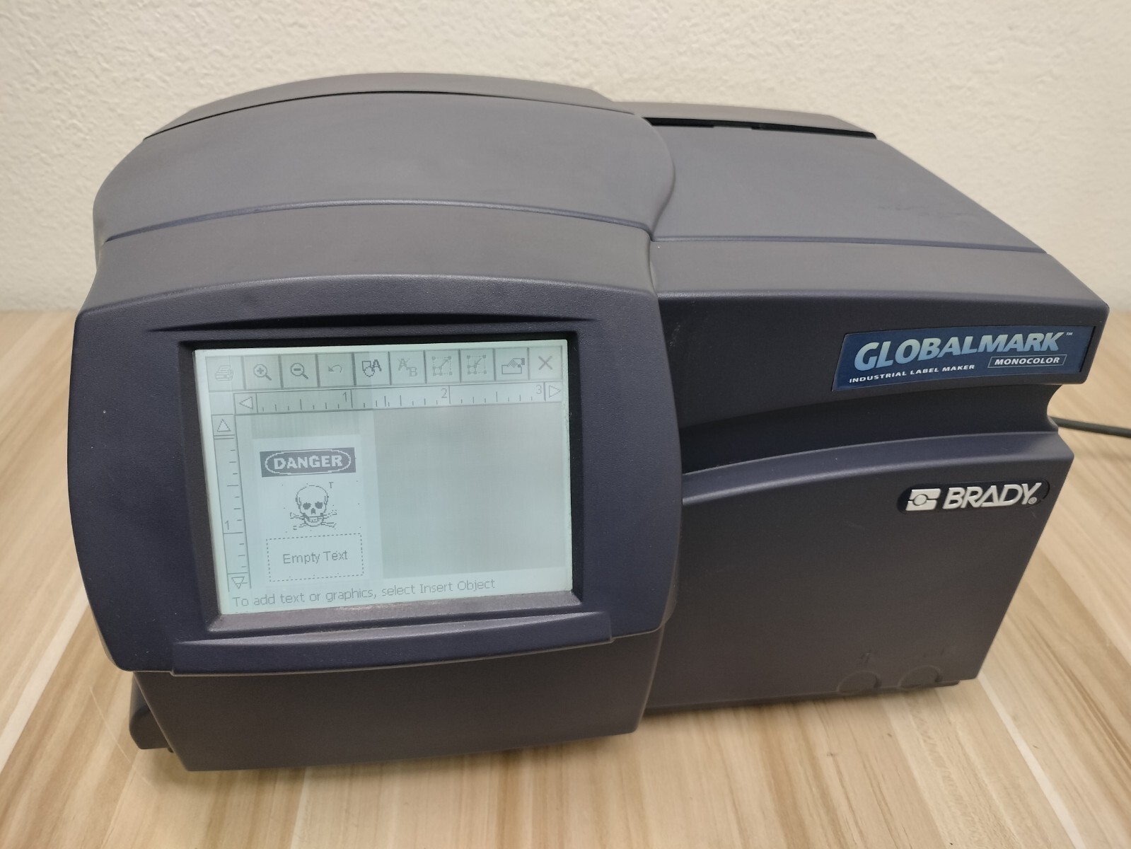 BRADY GlobalMark Label & Sign Maker 1 (MODEL: MGL) *TAPE NOT FOUND*