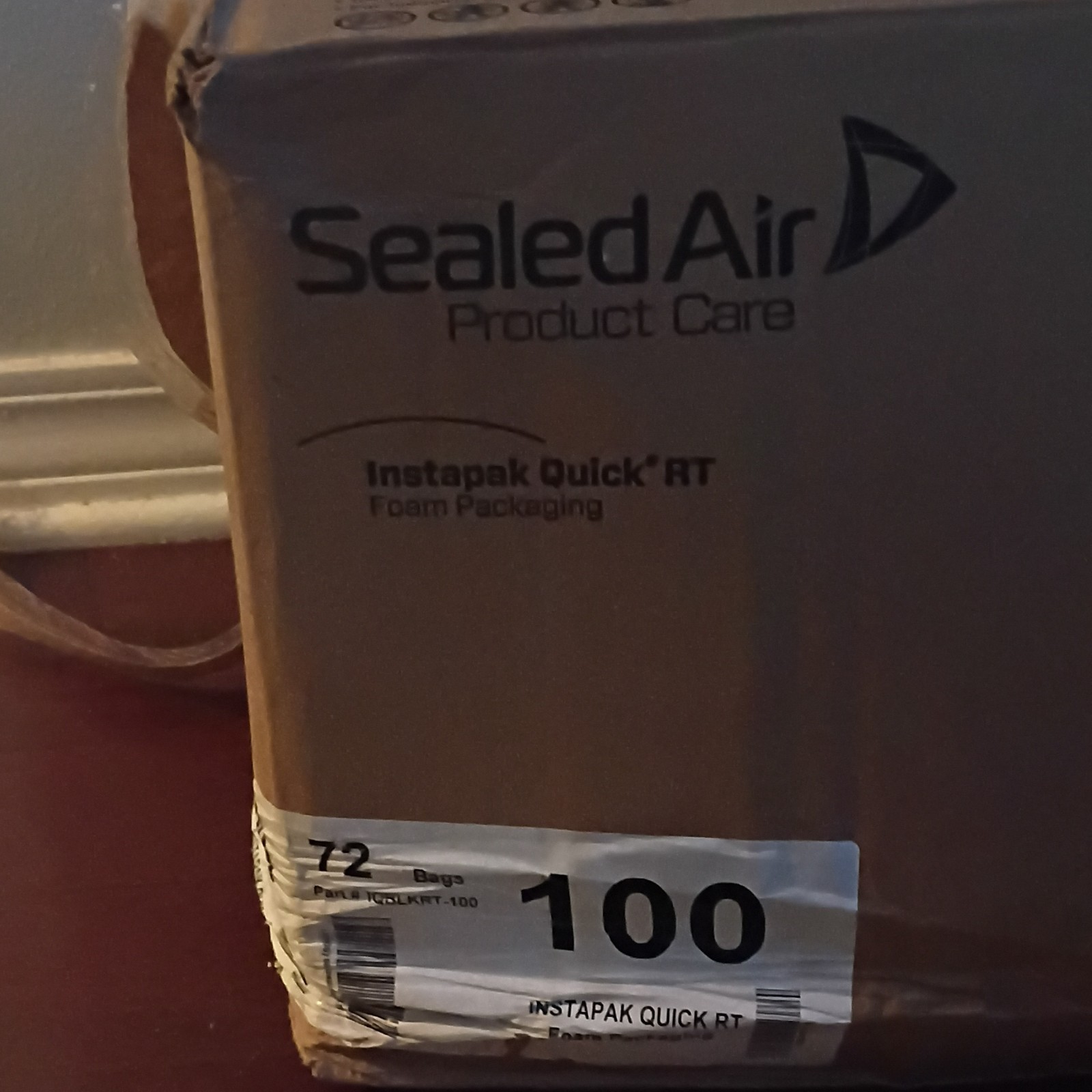 Sealed Air Instapak Quick RT Soft Foam Packaging Bags 72 x 100 IQBLKRT-100
