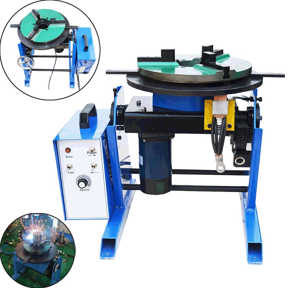 BWJ-30 Welding Positioner 30KG Welding Positioner Turntable with 200mm Chuck