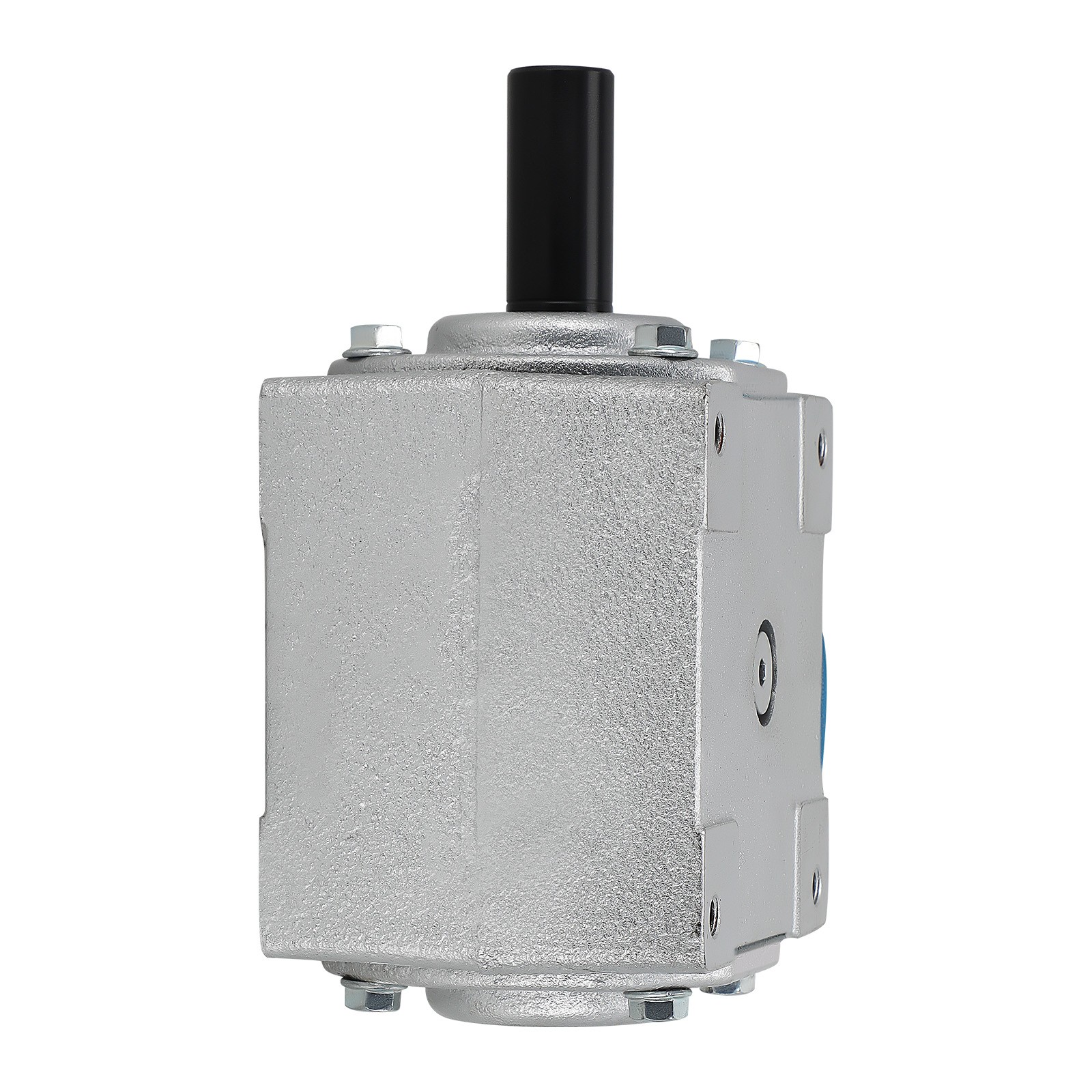 40 HP Right Angle Bevel Gearbox with 2 Keyed Shafts CW/CW 1 to 1 Ratio