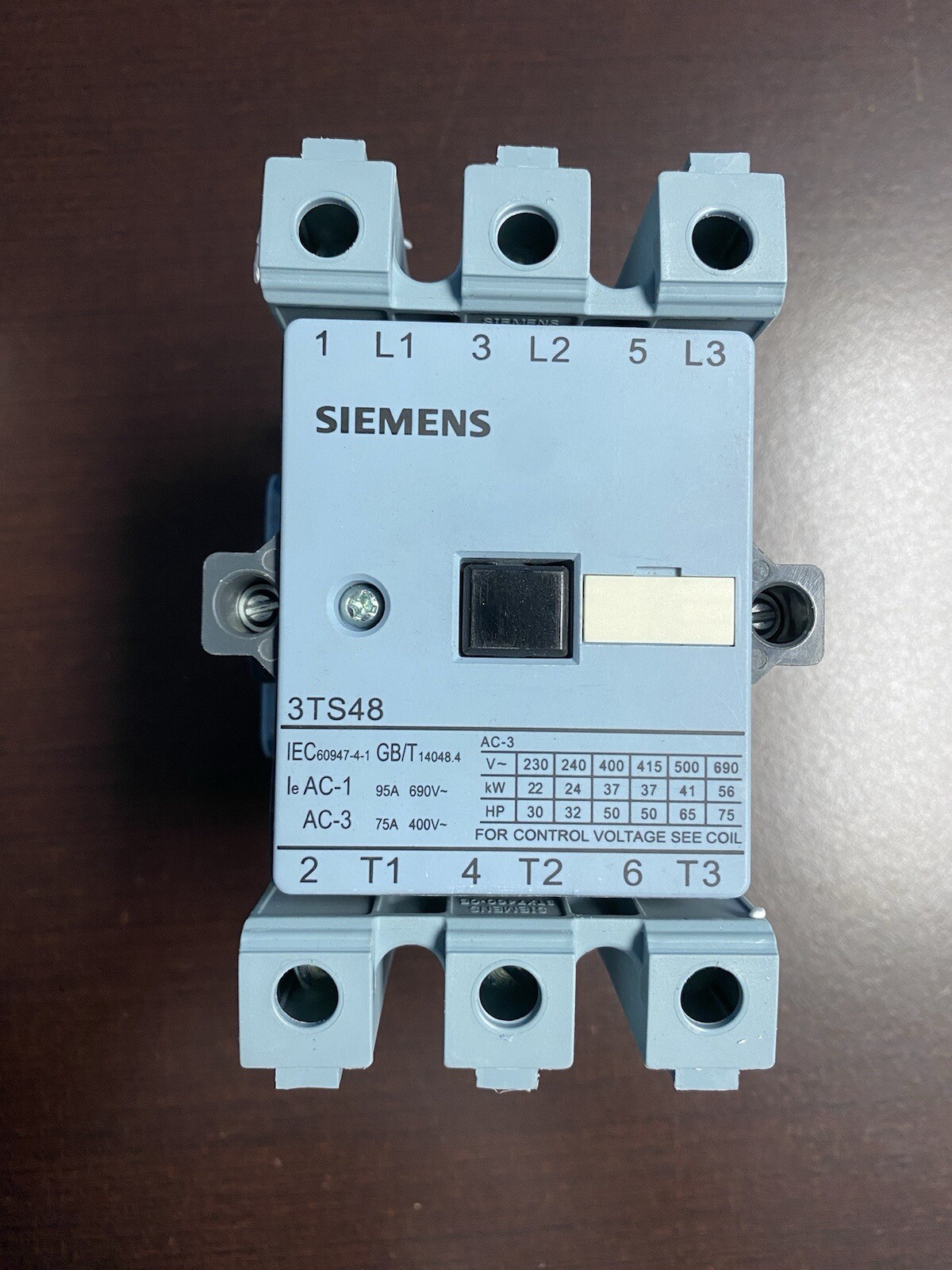 Siemens Contactor 3TS48 11-OXMO US:AC 220V 50Hz/264V HW400V