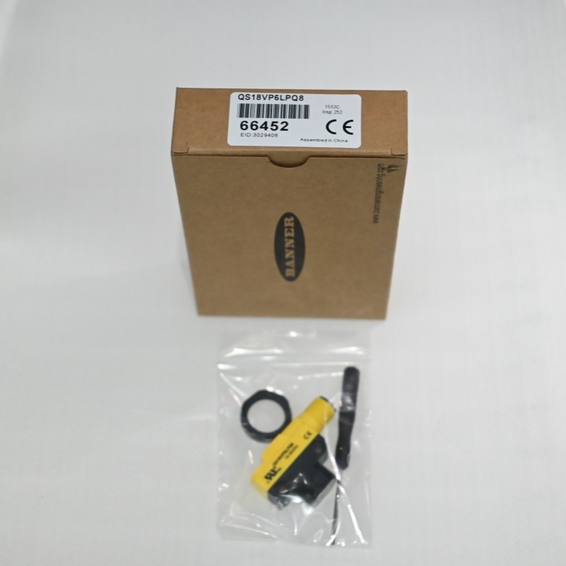 Banner QS18VP6LPQ8 New Photoelectric Sensor Diffuse 10-30VDC M12 4-Pin Free Ship