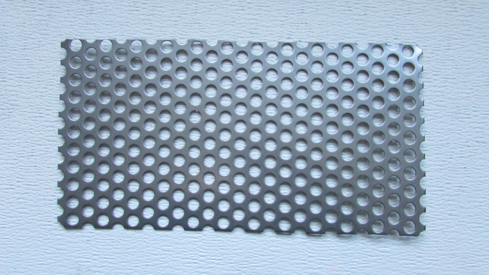3/8″ HOLE 16 GAUGE 304 STAINLESS STEEL PERFORATED SHEET– 12 ” x 15-1/2″