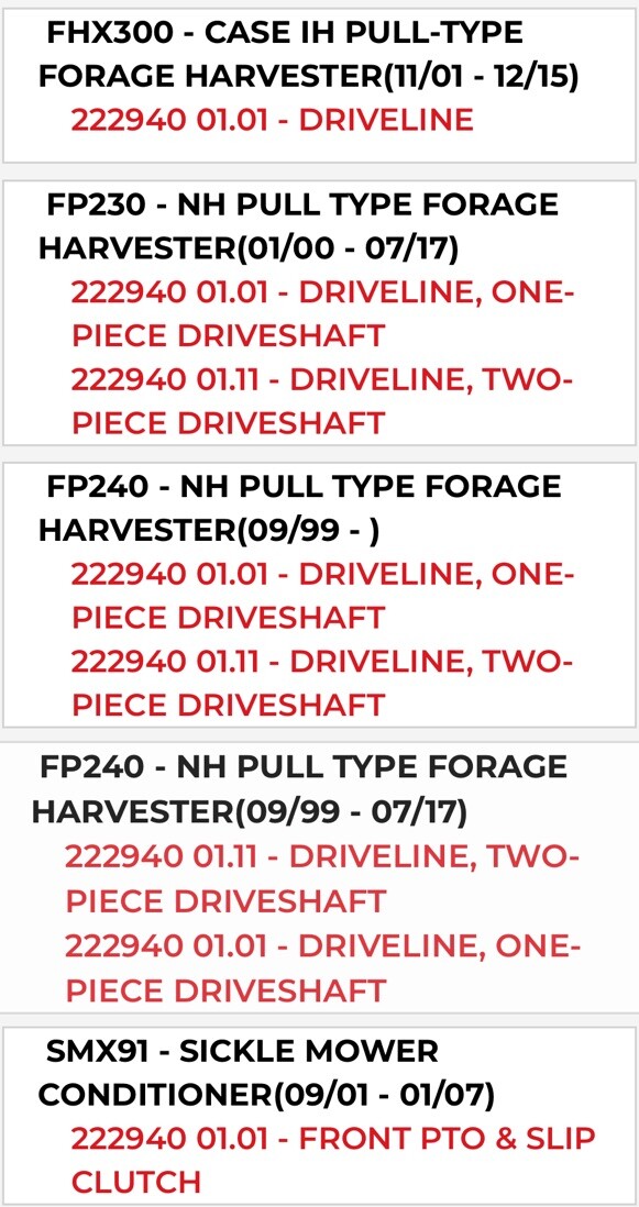 New Holland FORD ~ 259284 SPACER ~ Fits Multiple Wagons Square Baler ~ 80259284