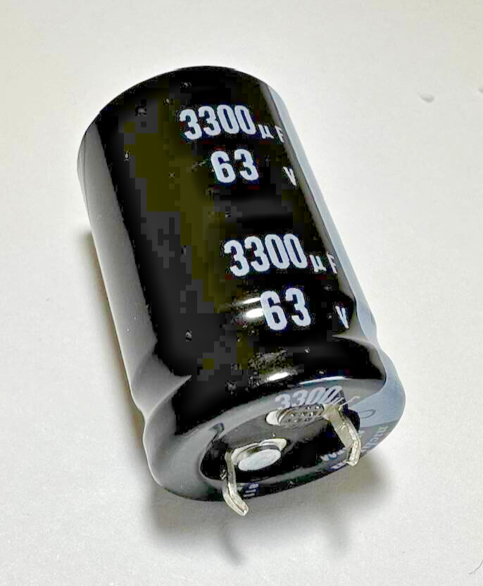 4X -3300uF @ 63V (85°) 22.5X35 – (NICHICON LLS) ELECTROLYTIC CAP – BUFFERING#195