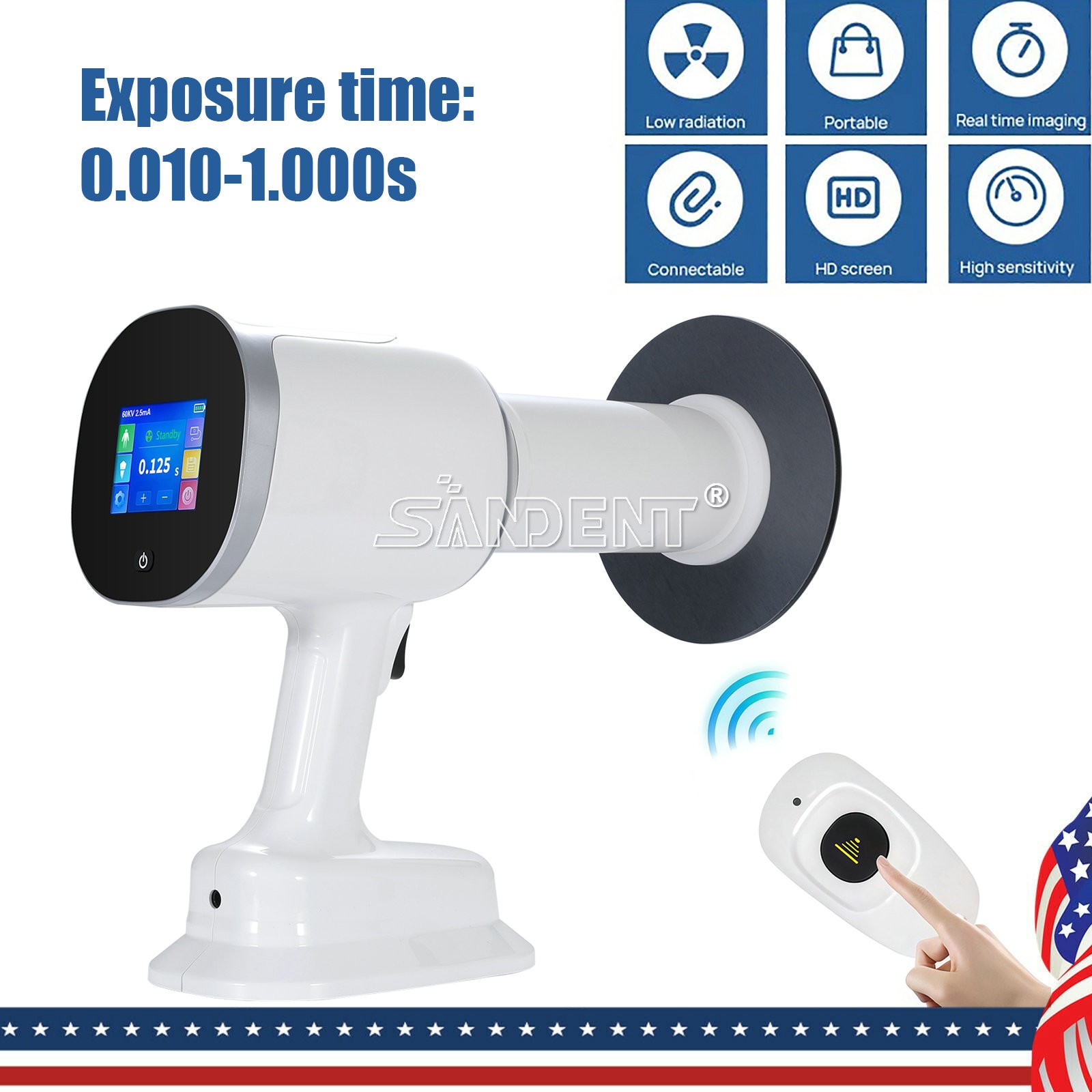 USA 10 Yabangbang Dental LED E-generator High Speed Handpiece 4 Hole