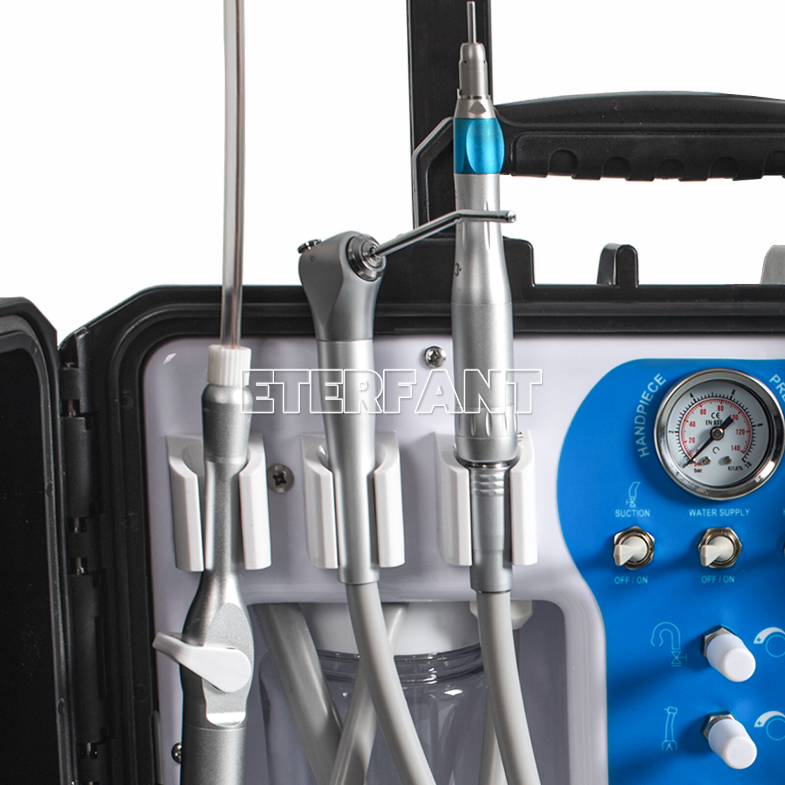 Dental Unit System Air Compressor/Delivery Cart Treatment/Turbine Unit 4Hole US