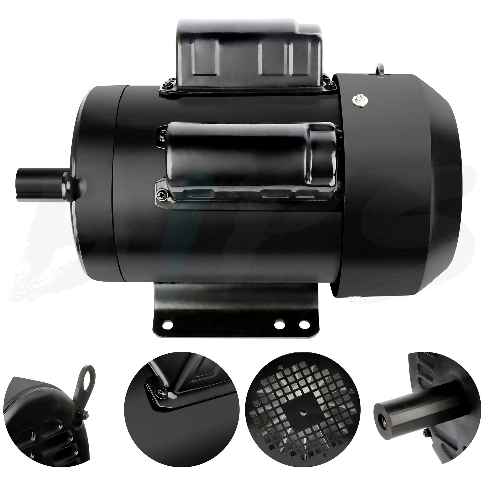 5HP Air Compressor Electric Motor 184T Single Phase 1750RPM TEFC Compressor Duty