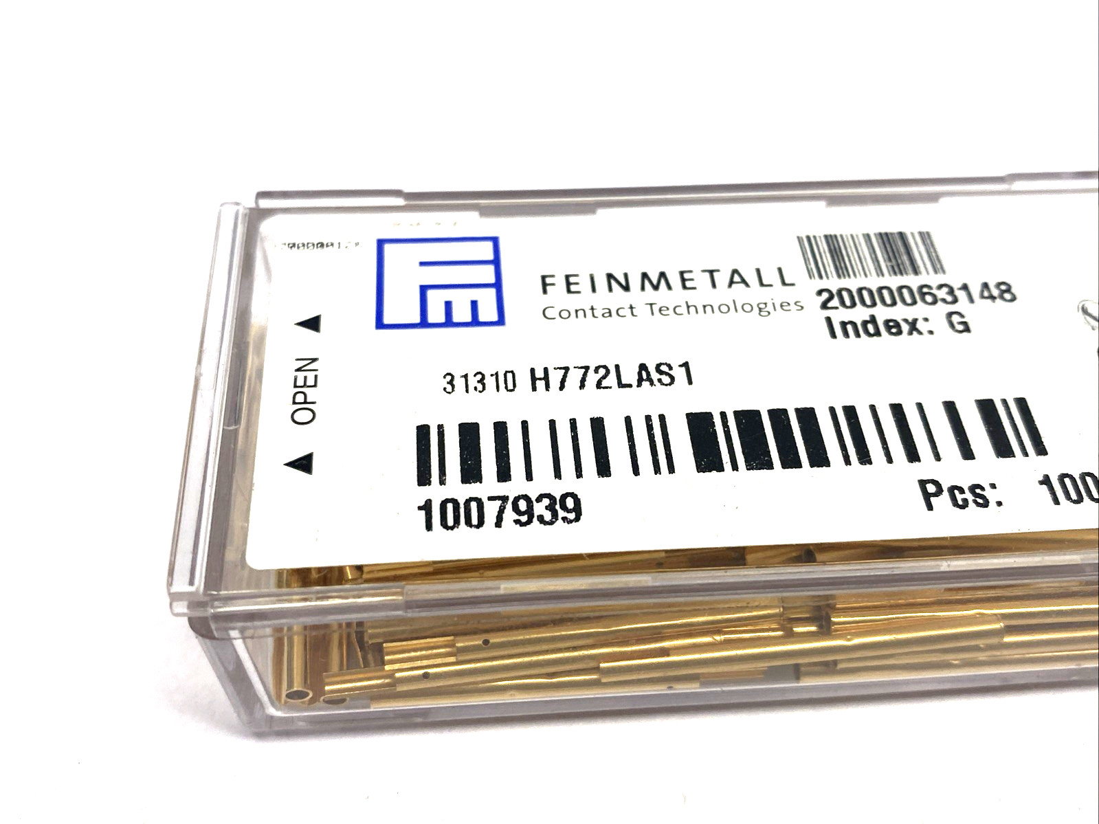 Feinmetall 1007939 High Current Probe H772LAS1 100-PACK