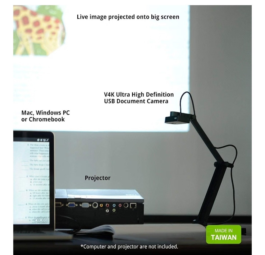 IPEVO Ziggi-HD (CDVU-04IP) 5-Mega Pixel USB Document Camera