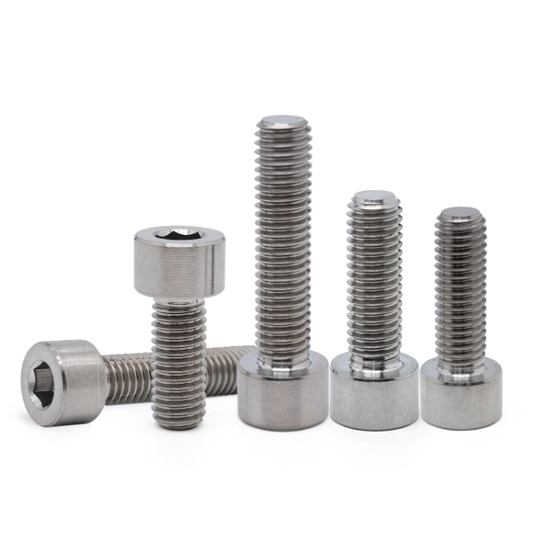 M3 M4 M5 M6 M8 TC4 Titanium Socket Head Bolts Gr5 Allen Head Ti Screws DIN 912
