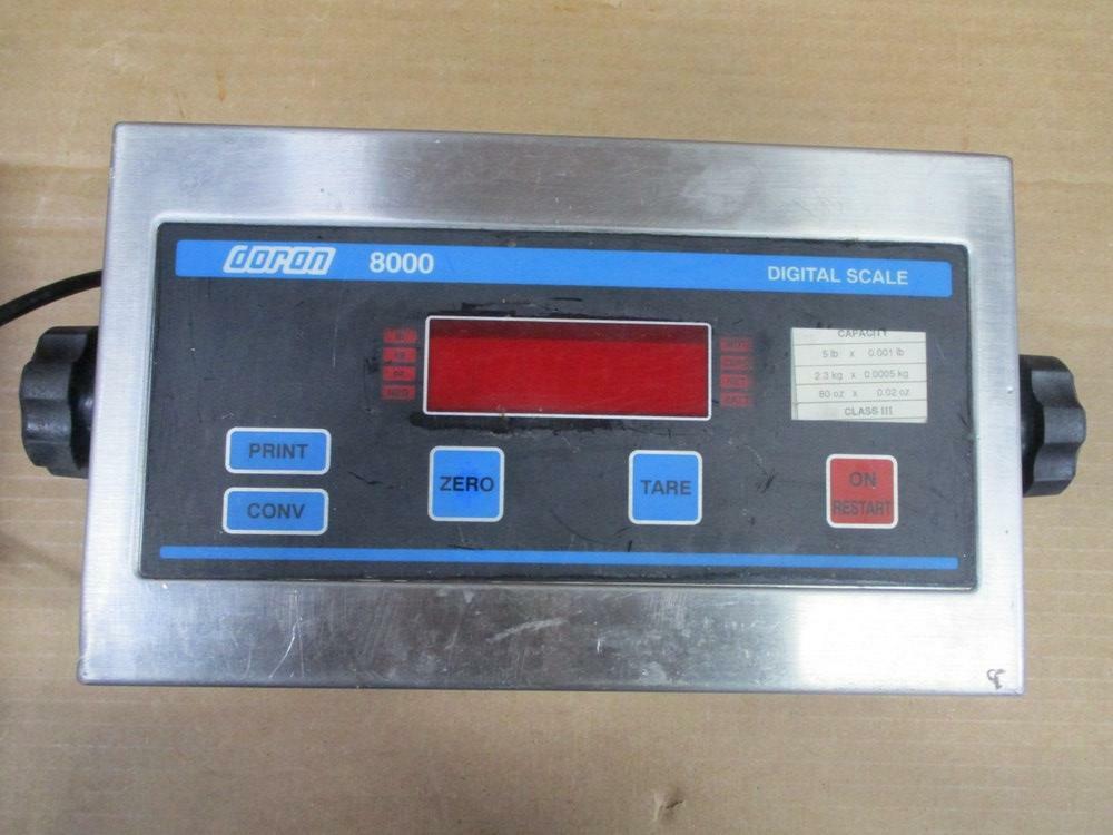 Doran Scales 8000M Stainless Steel Digital Scale 7005 P Base