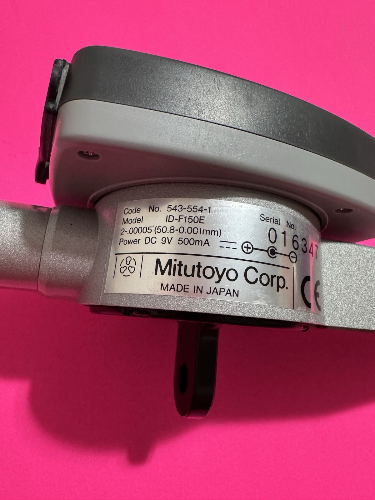 Mitutoyo ABSOLUTE ID-F150E with Adapter And Cable