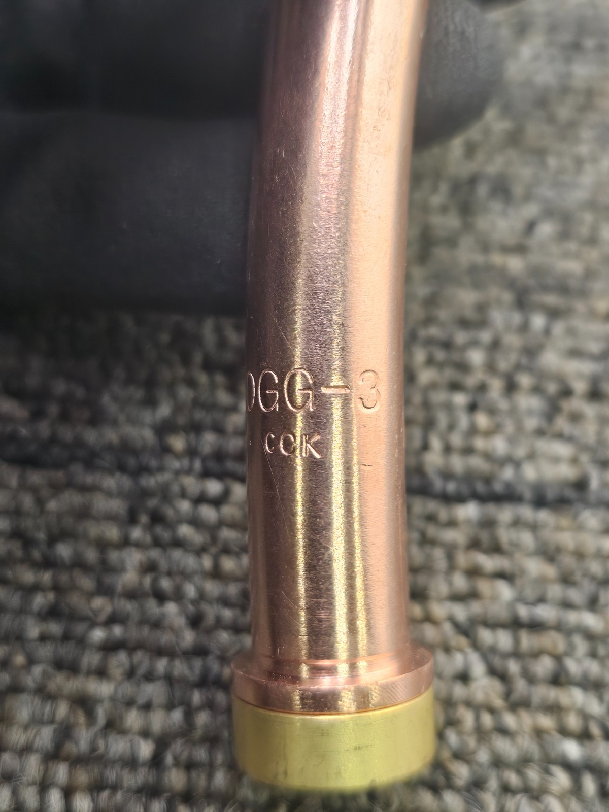 6290GG-3: Heavy-Duty Gouging and Grooving Torch Tip 4 in x 0.28 in x 0.13 in