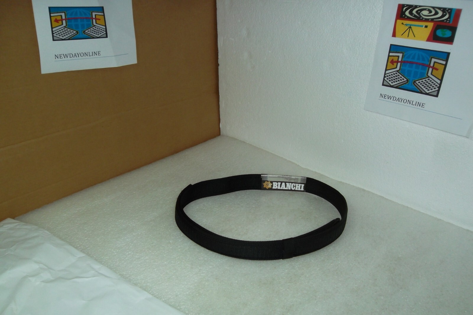 Bianchi 7205 Nylon Competition Liner Belt Police 28″-52″ 1.5″ Black 17709 NEW