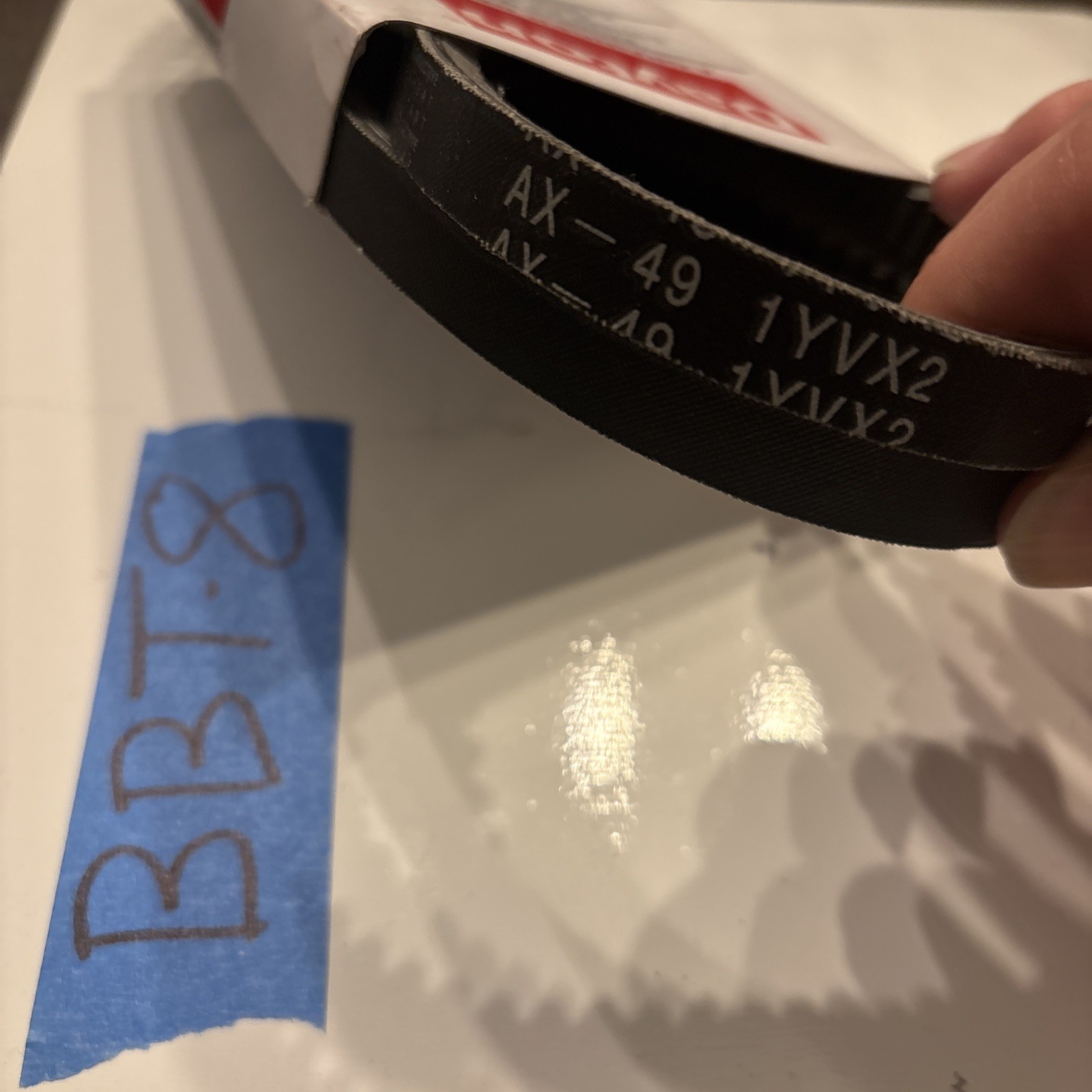 Dayton 1YVX2 – AX49 Premium Cogged V-Belt For Various Industrial Applications