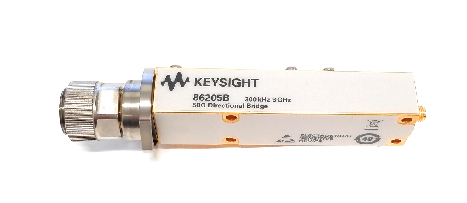 Keysight Agilent 86205B Directional Bridge 300kHz–3GHz 50Ohm RF Coupler