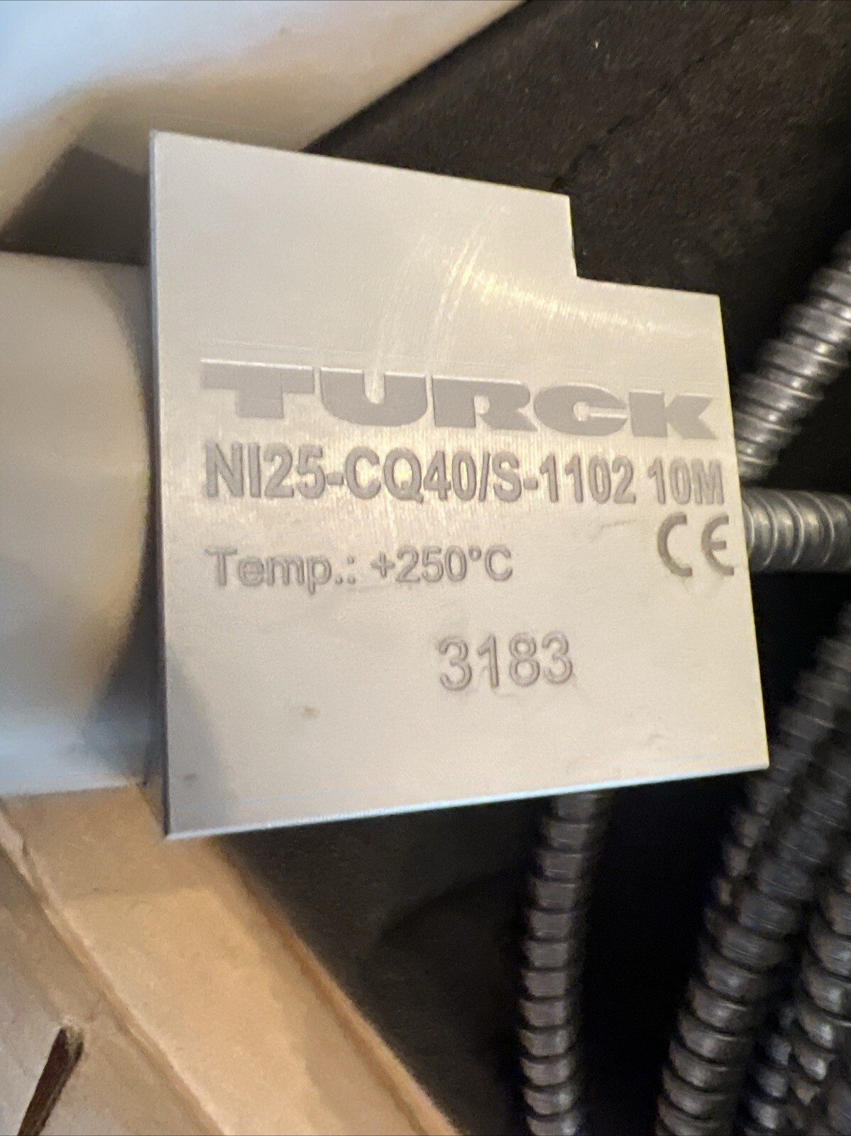 🔥TURCK Ni25-CQ40/S1102 10M Inductive Sensor W/ Increased Temp Range, NEW🇺🇸