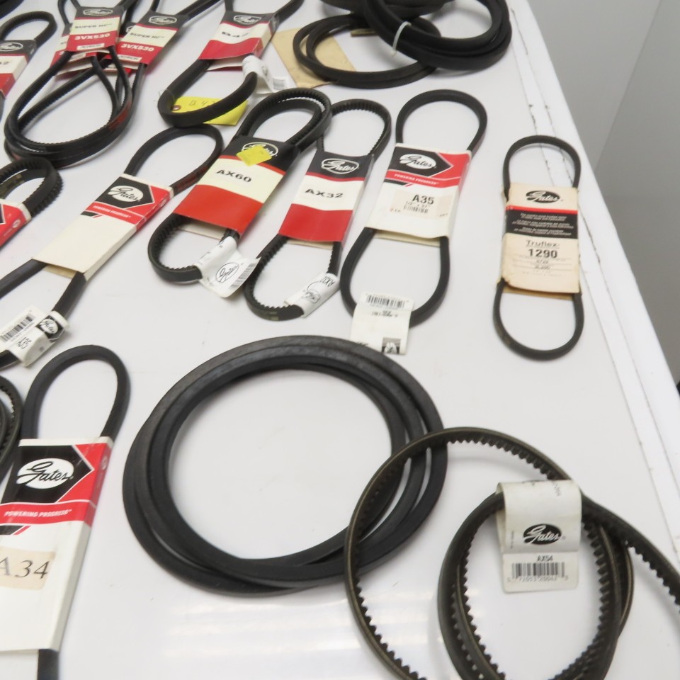 Gates Huge Variety V-Belt AX, 3VX, B, A Section Restock Resell Lot Of 30