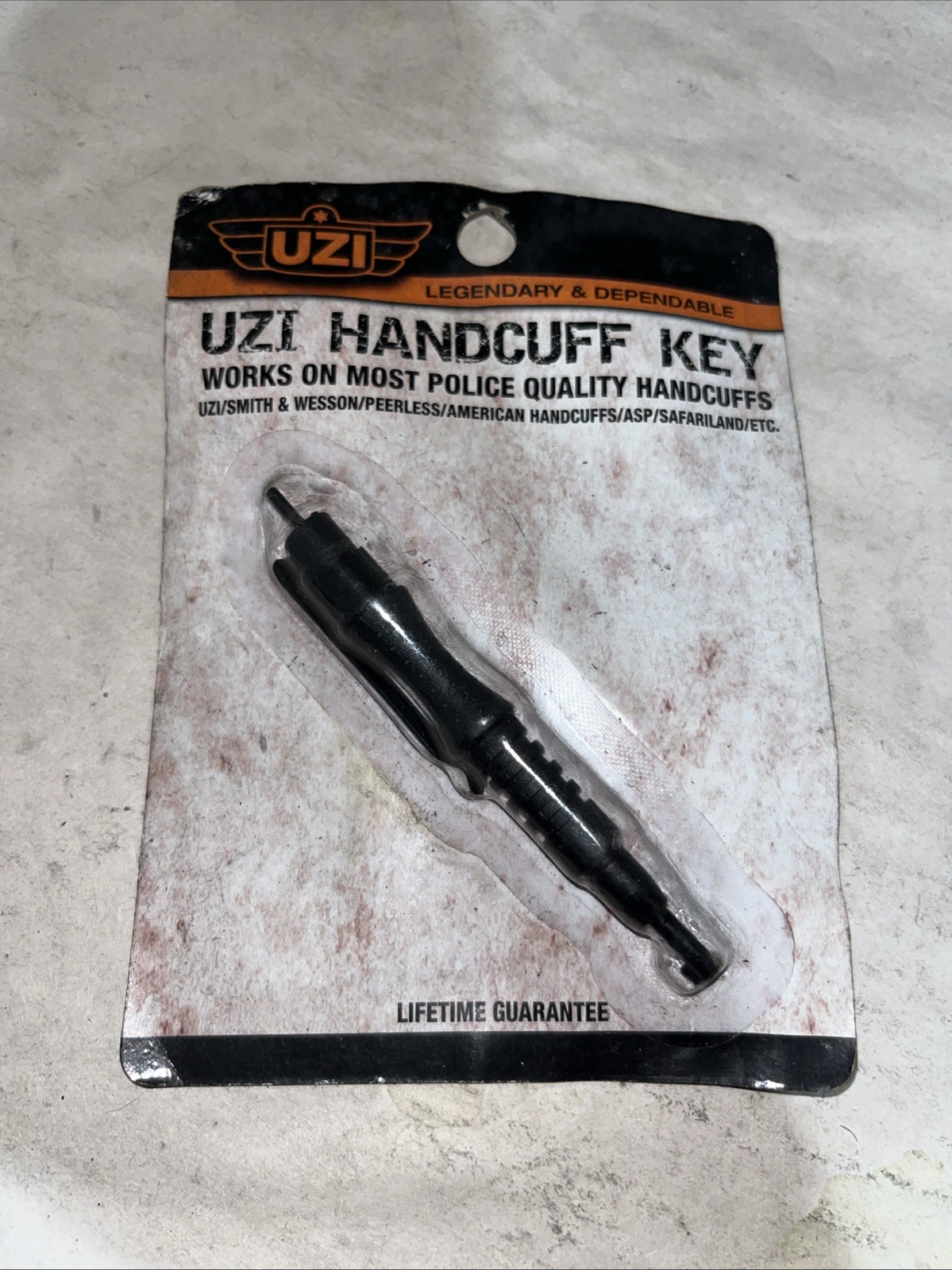 Uzi Handcuff Key With Defects