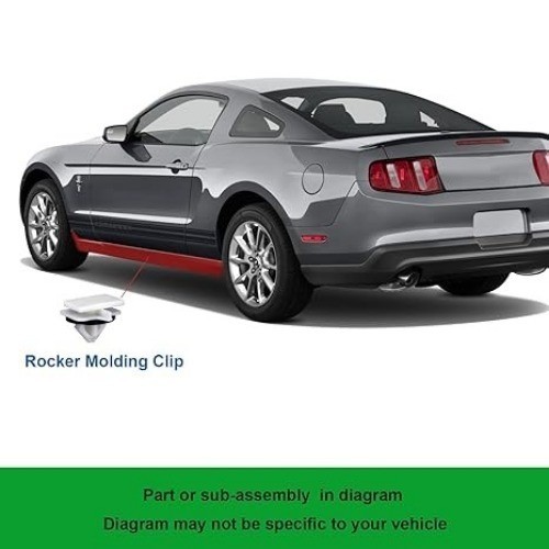 25pcs Rocker Molding Clip for Mustang 2005-2012