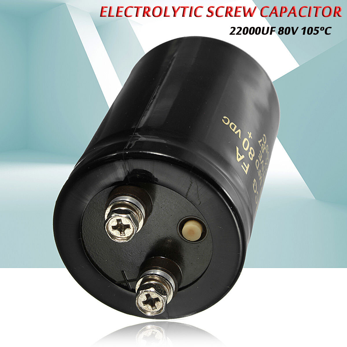 80V 22000UF/MFD Audio Aluminium Electrolytic Capacitor 105℃ Range of Voltages