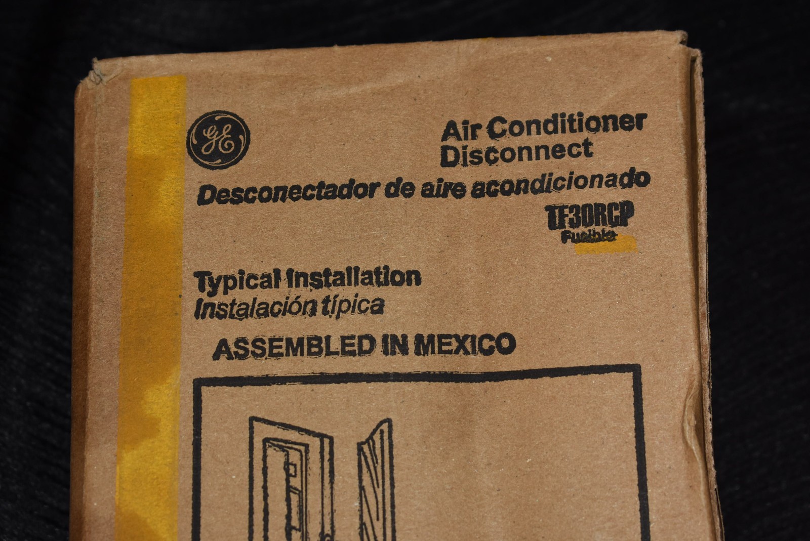 GE TF30RCP 240V 30A AC Disconnect Safety Switch – Gray