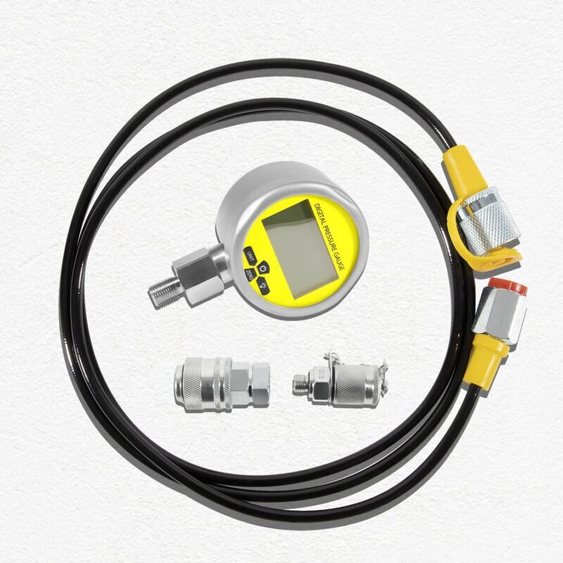 10000PSI Digital Hydraulic Pressure Test Coupling Kit 700BAR/70Mpa Fit Excavator