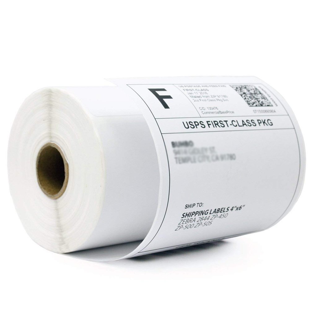 4×6 Direct Thermal Shipping Labels 250 Per Roll for Zebra Eltron 2844 ZP450 UPS