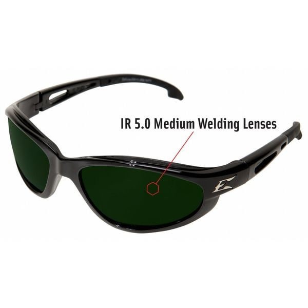 NEW Edge Eyewear Sw11-Ir5 Dakura, Welding Safety Glasses Anti-Scratch, Laser
