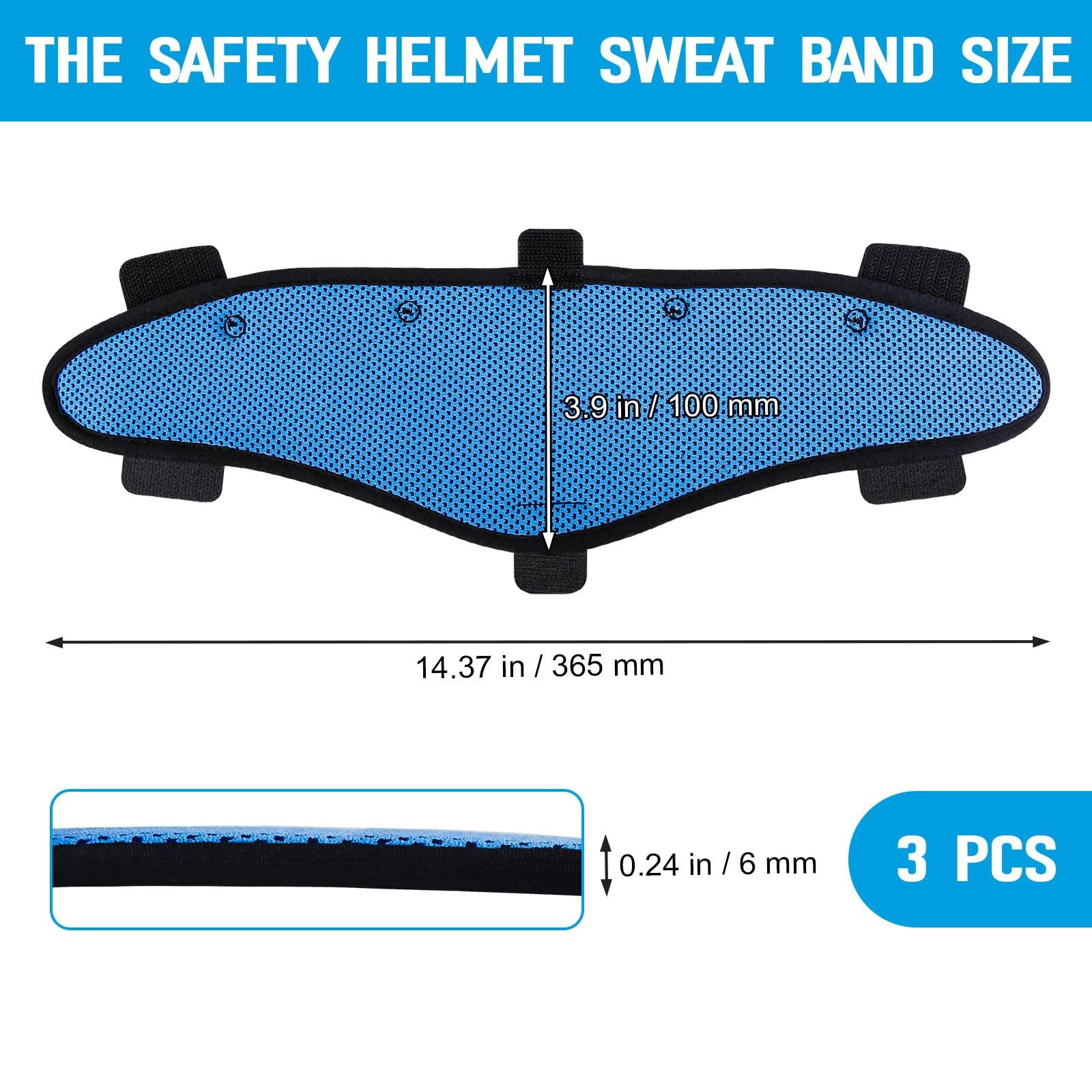 Hard Hat Sweatbands, Sweat Band for Safety Helmet, Washable Hard Hat Cooling …