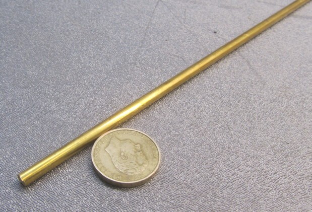360 Brass Rod 3/16″ (.188″) Diameter x 24.0″ Length, 4 Pcs, 8 Ft