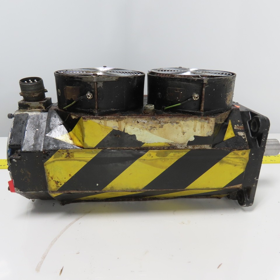 GE Fanuc A06B-015-B075#7008 7.3KW AC Servo Motor 3Ph 184V W/ Fan Parts/Repair