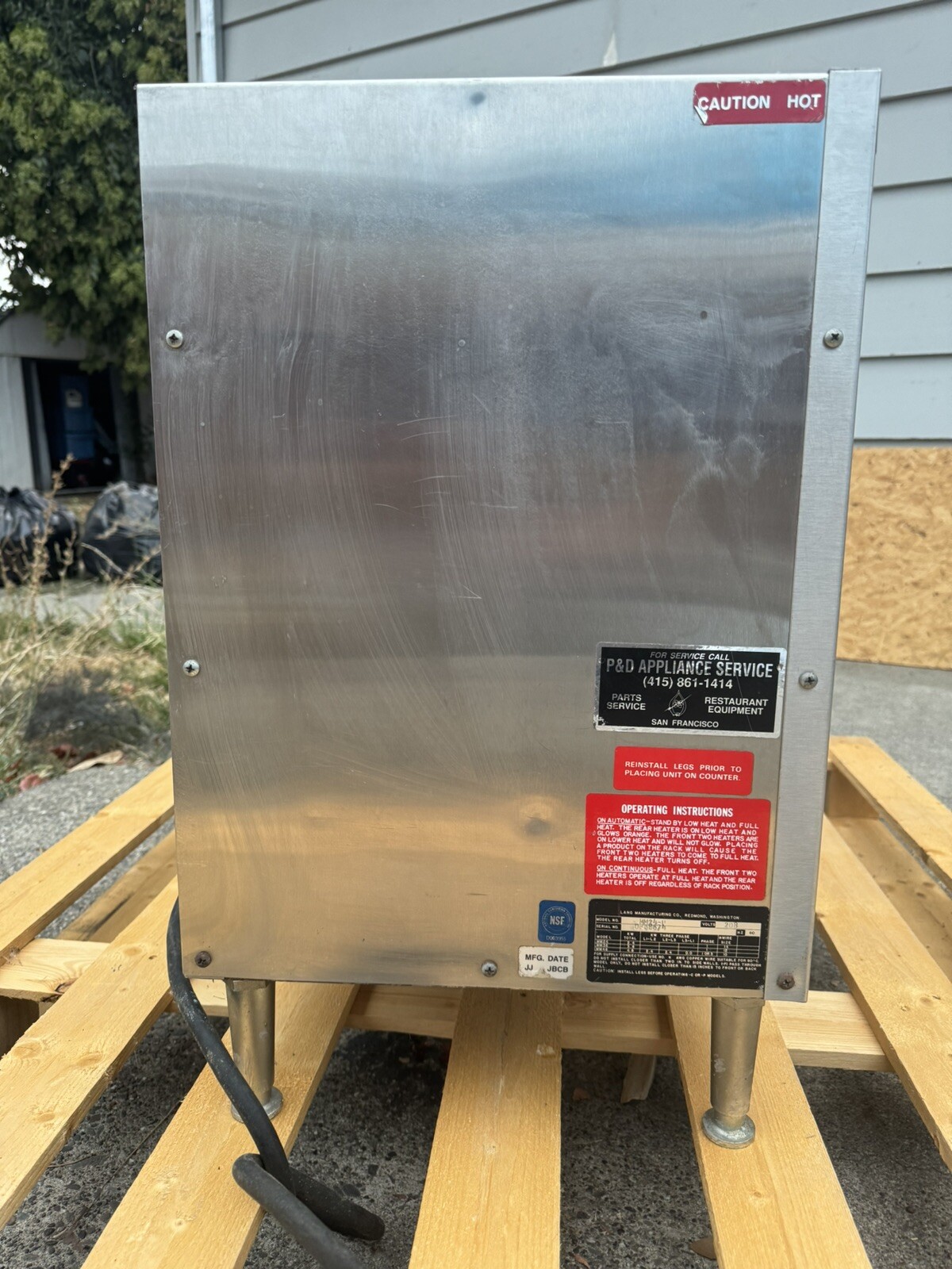 Lang MeltMaster Plus II conveyor broiler MM24-P. For commercial use.