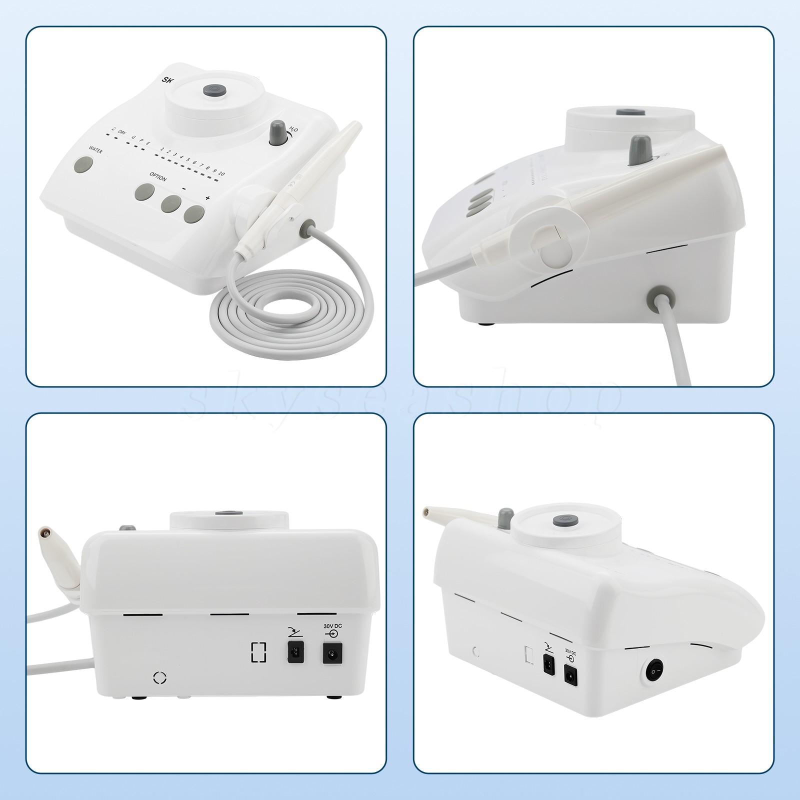 SK-D Dental Ultrasonic Scaler with 2 Water Bottles + 5 Tips DTE Free shipping