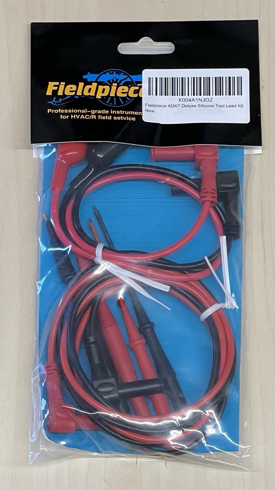Fieldpiece ADK7 Deluxe Silicone Test Lead Set with Clips/Molex Tips- Brand New
