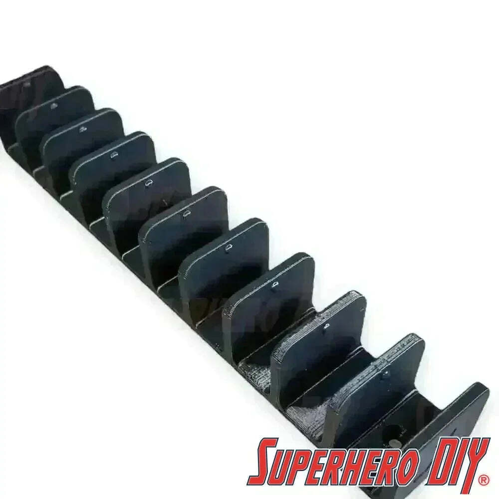 10-Stick Hockey Stick Holder Wall Mount | Ice Hockey Stick Organizer