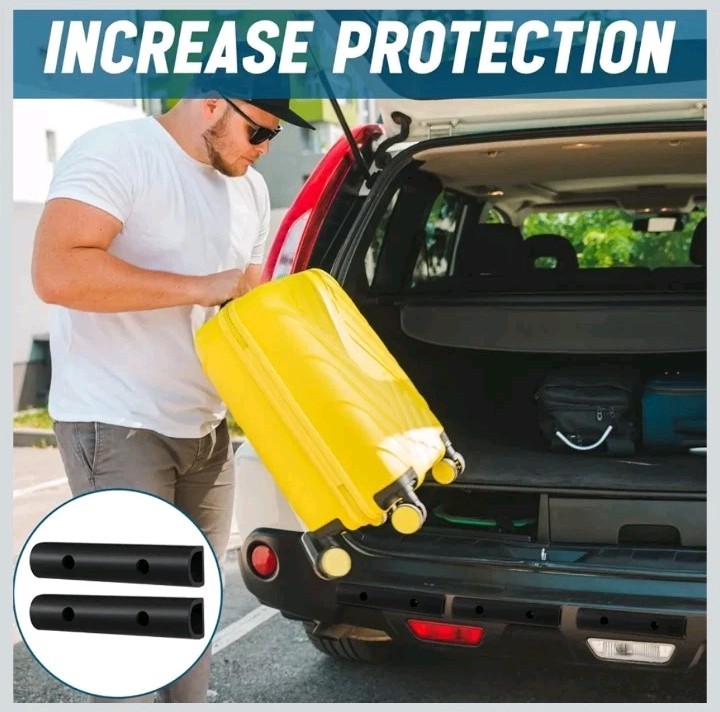 6PCS 10″ Universal Rubber Car Bumper Guard Protector Strips Anti Scratch Pads