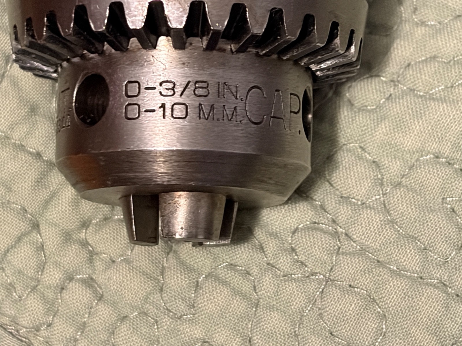 JACOBS 11N 2JT Heavy Duty BBV Super Chuck 0-3/8 (0-10mm) x 1/2″ Shank & Key GUC