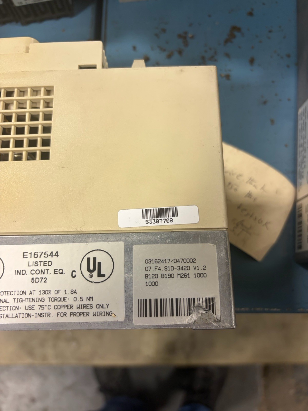 KEB 07.F4.S1D-3420 V1.2 Combivert AC Drive 3PH 1.8KVA 480V 1.8A