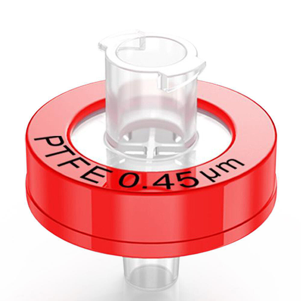 3000pcs PTFE Membrane Syringe Filters 13mm/25mm Diameter 0.22um/0.45μm Pore Size