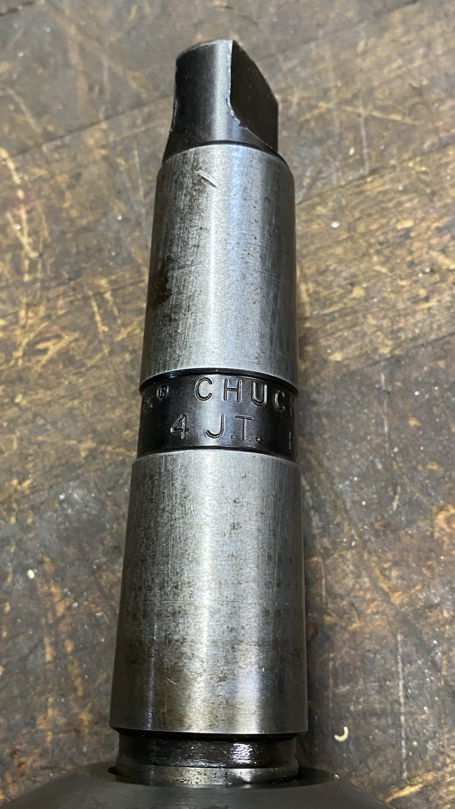 Jacobs 18N Ball Bearing Super Chuck with 4MT Shank Lathe Mill No. 4 Morse Taper