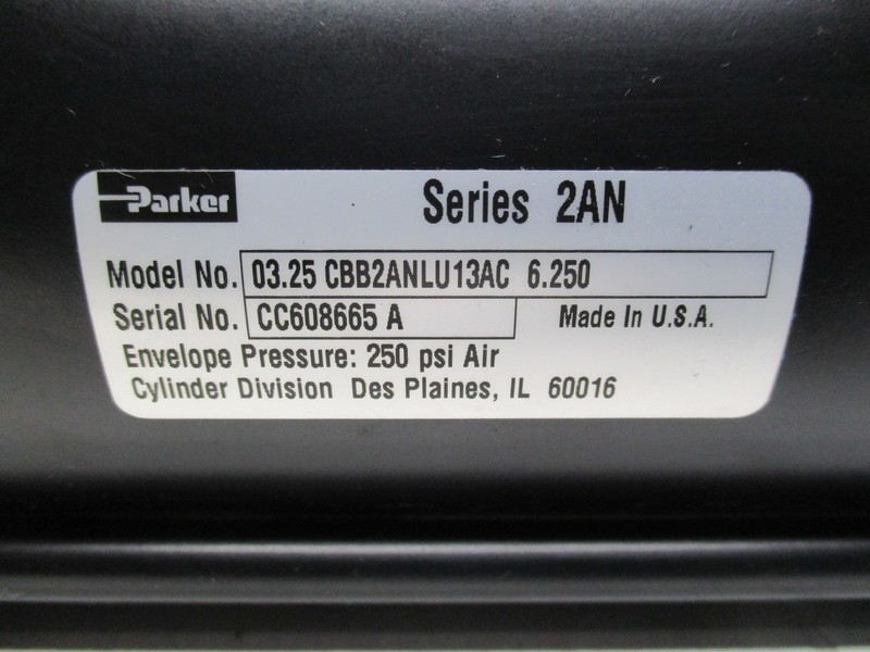 PARKER 03.25-CBB2ANLU13AC-6.250 PNEUMATIC CYLINDER NSNP