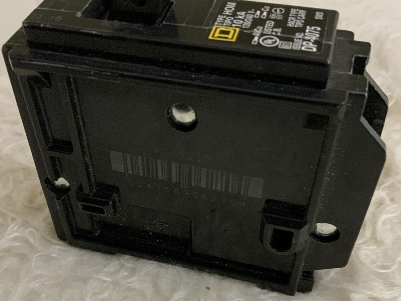 Homeline HOM115DF 15 Amp 1 Pole 120V AC Plug in Dual Function GFCI AFCI Breaker