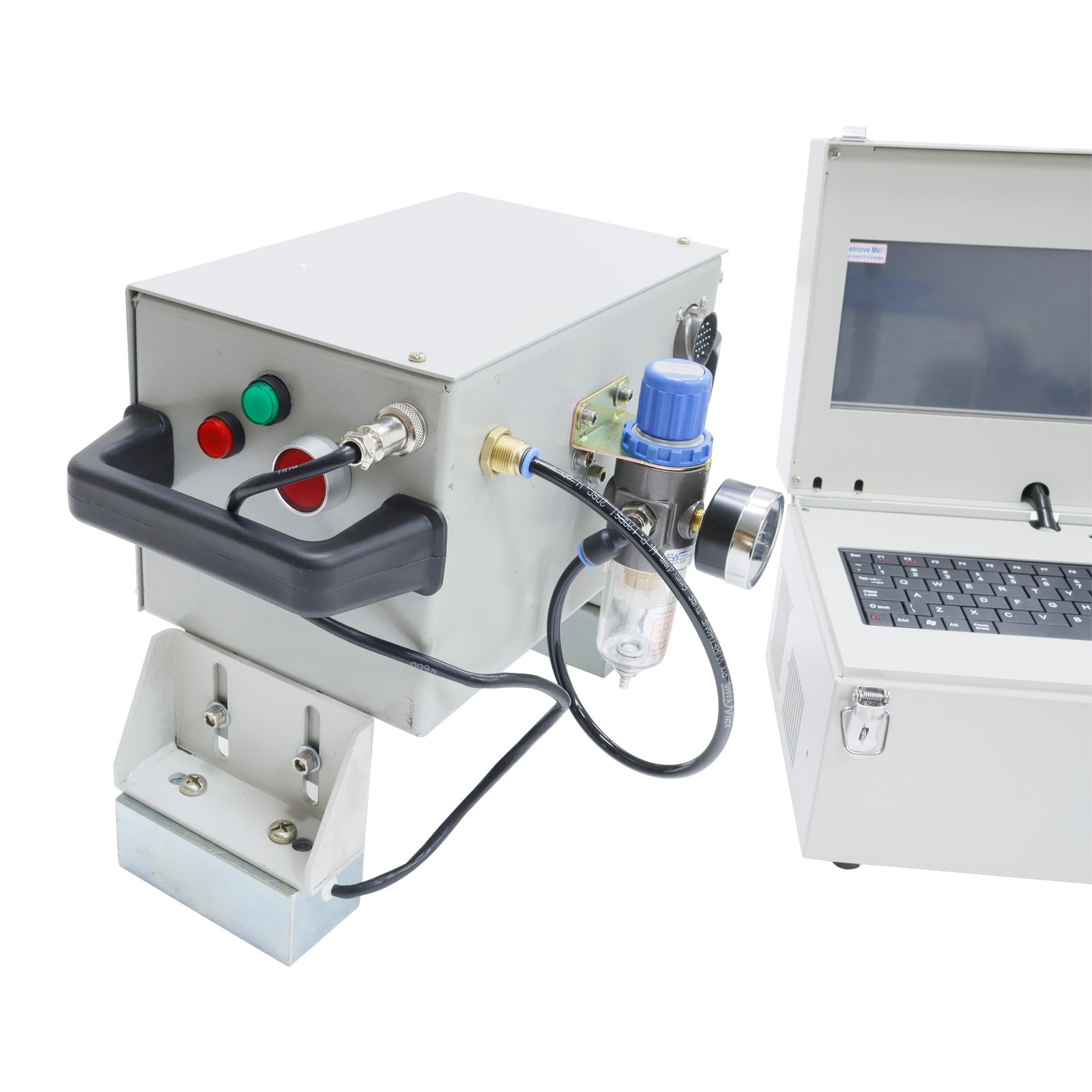 Handheld Pneumatic Engraver 5.1×1.9in Dot Peen Metal Marking Engraving Machine